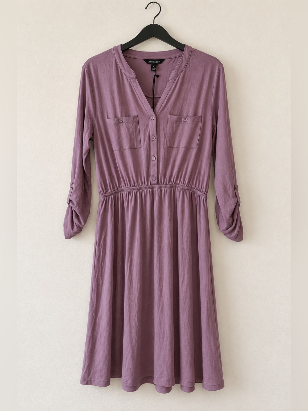 41 Hawthorn Lilac Lany Shirt Dress Career Day Dress NWT L #2322